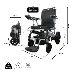 Motorlight electric folding wheelchair