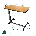 Fiche technique et dimensions de la table de lit Simplex Lift - réf. 823121