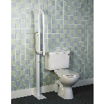 Bras d'appui Fidji sur colonne installé dans des toilettes carrelées - réf. 815120