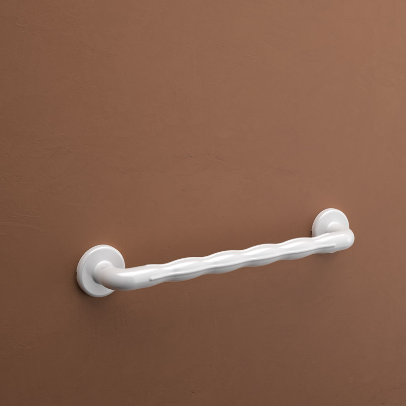 Barre d appui grip droite simple a monter pour salle de bain