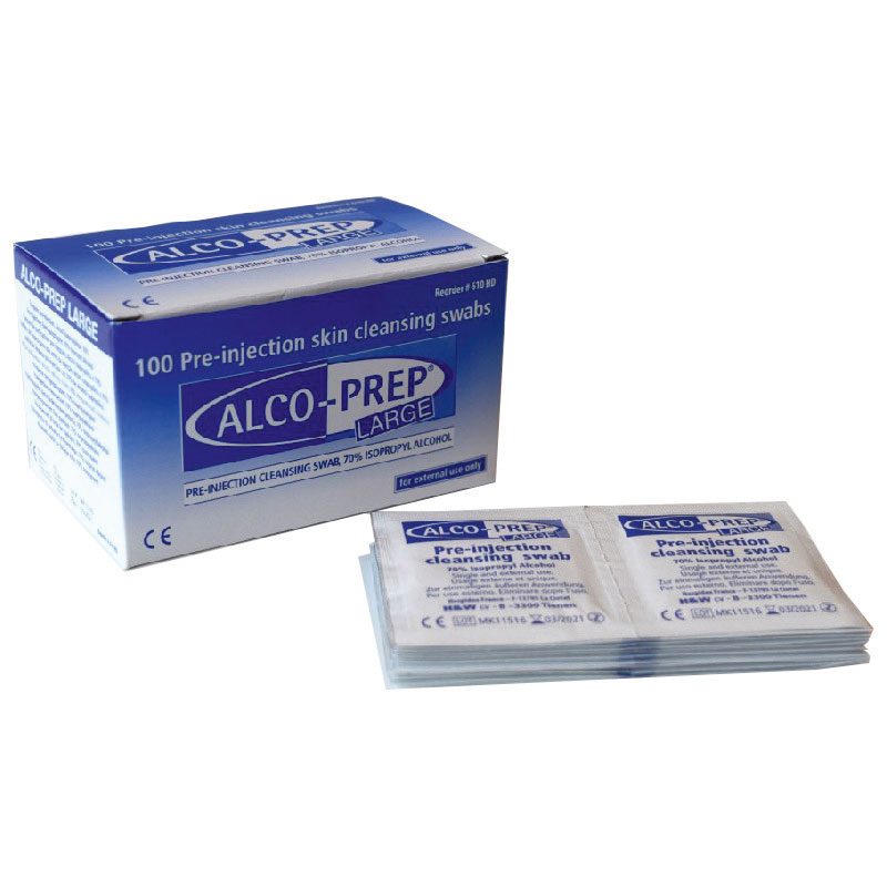 Alco-Prep alcohol swabs