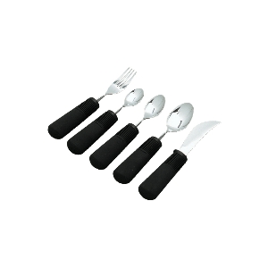 BigGrip Standard rubberised cutlery