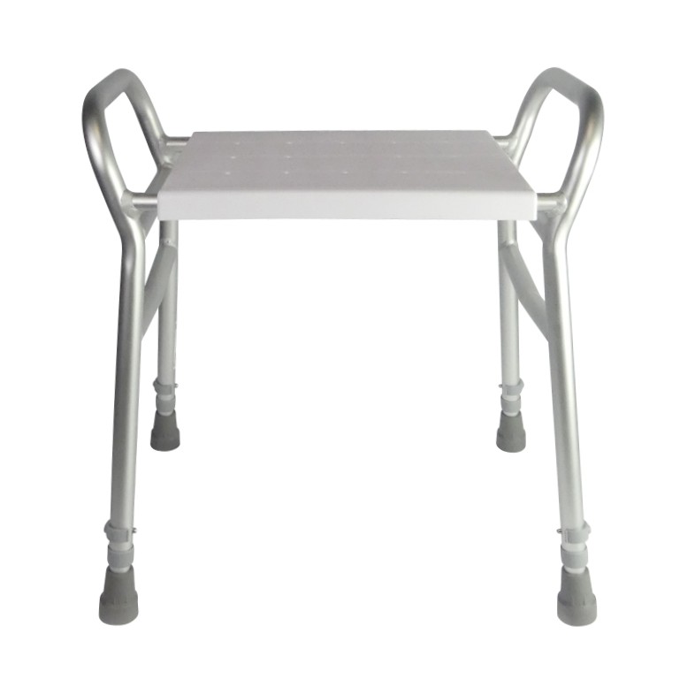 Tabouret de douche Djerba avec accoudoirs, vue de face - réf. 812099