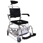 Fauteuil de douche avec pot pour personnes handicapées