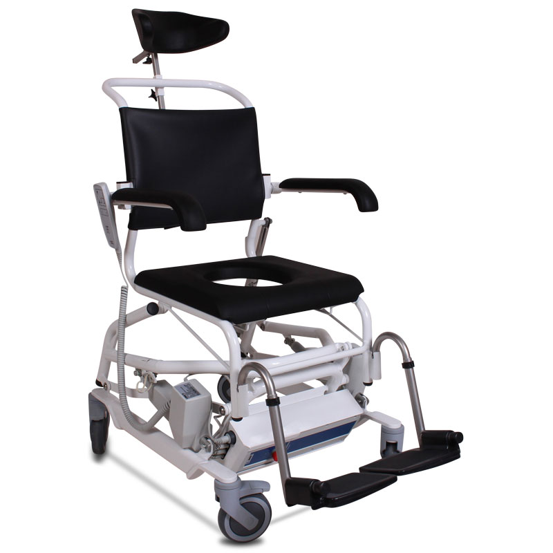 Fauteuil de douche avec pot pour personnes handicapées