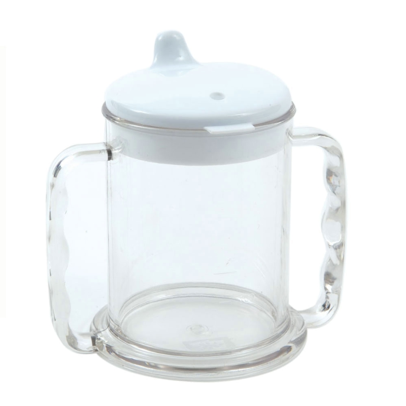 2-handled cup with wide base