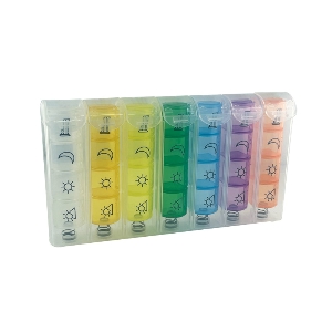 Pop weekly pill dispenser