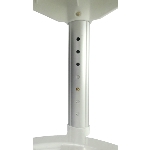 Pied réglable en hauteur du tabouret de douche pivotant Santorin - réf. 812191
