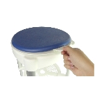 Mécanisme de pivotement à 360 degrés de l'assise du tabouret de douche Santorin - réf. 812191