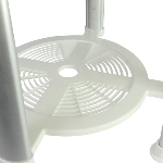 Plateau de rangement intégré du tabouret de douche pivotant Santorin - réf. 812191