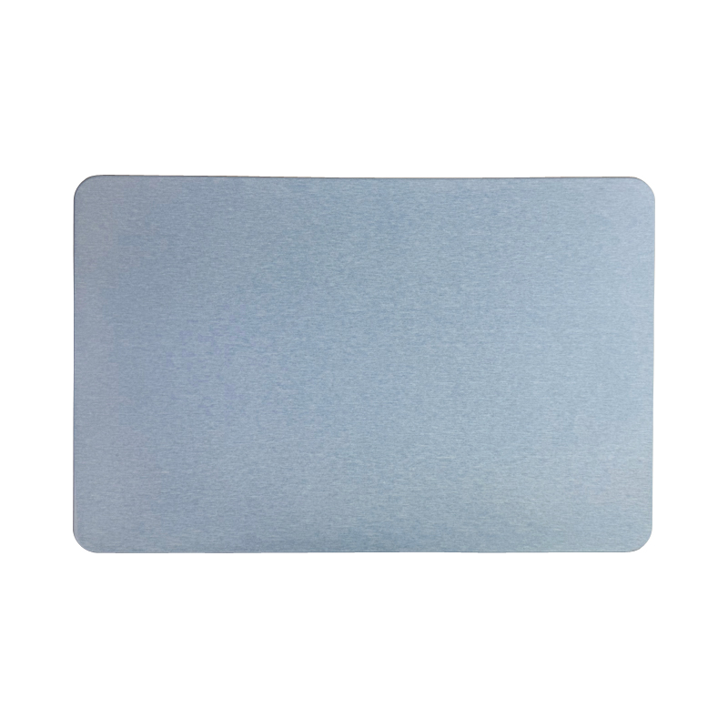 Sortie de bain antidérapante en diatomite, coloris bleu clair, vue de face - réf. 817272