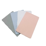 Les 4 coloris disponibles de la sortie de bain en diatomite, vue de dessus - réf. 817272