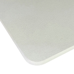 Gros plan sur la texture de la sortie de bain en diatomite, coloris gris perle - réf. 817272