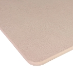 Gros plan sur la texture de la sortie de bain en diatomite, coloris rose claire - réf. 817272