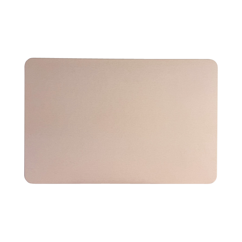 Sortie de bain antidérapante en diatomite, coloris rose claire, vue de dessus - réf. 817272