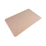 Sortie de bain antidérapante en diatomite, coloris rose claire, vue de face - réf. 817272