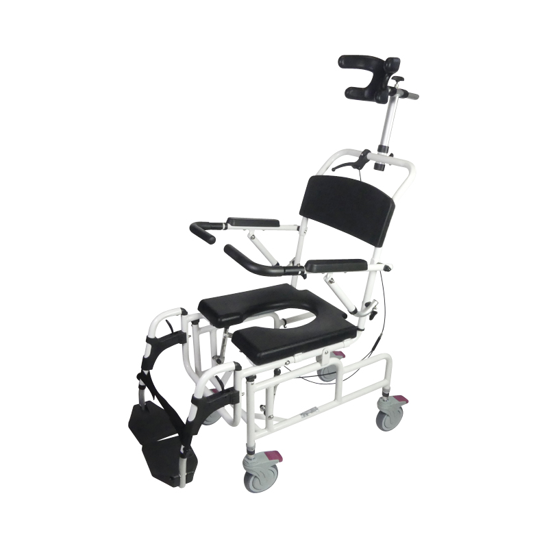 fauteuil de douche à roulettes