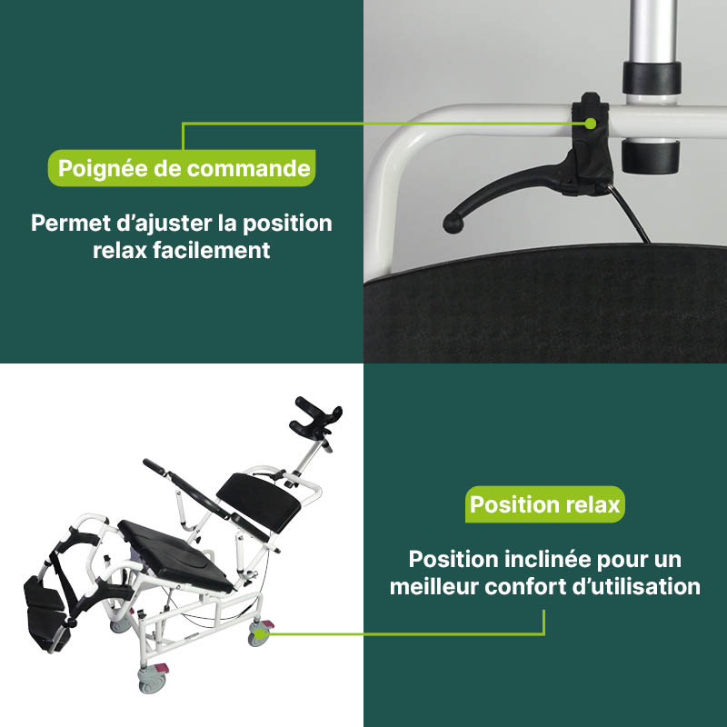 Fauteuil de douche Formentera