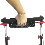 Rollator 4 roues PIXEL avec barre centrale de freinage facile à actionner