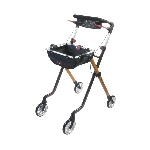 Rollator d'intérieur à 4 roues PIXEL caramel