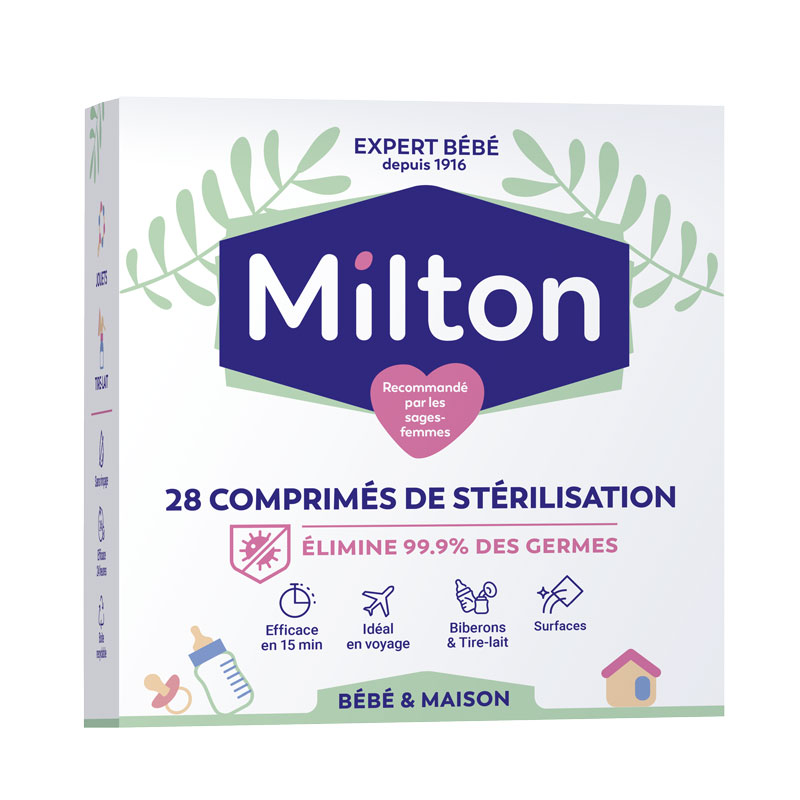 Comprimés de stérilisation à froid Milton