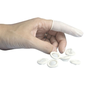 Doigtier roulé latex x100