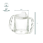 Fiche technique et dimensions de la tasse 2 anses Caring - réf. 813126
