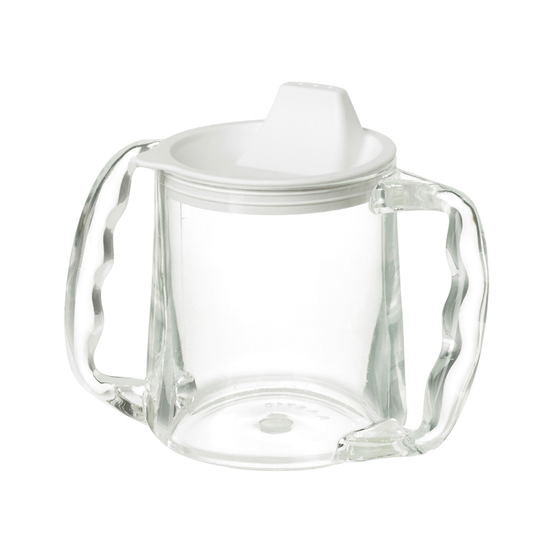 Tasse 2 anses Caring avec couvercle et bec verseur - réf. 813126