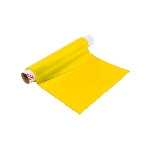 Rouleau antidérapant Dycem 20 cm coloris jaune déroulé sur fond blanc