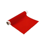 Rouleau antidérapant Dycem 20 cm coloris rouge déroulé sur fond blanc