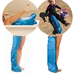 Protéger son plâtre de jambe entière pendant les vacances à la plage