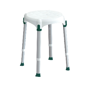 Capri round shower stool