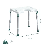 Dimensions tabouret de douche CAPRI anatomique