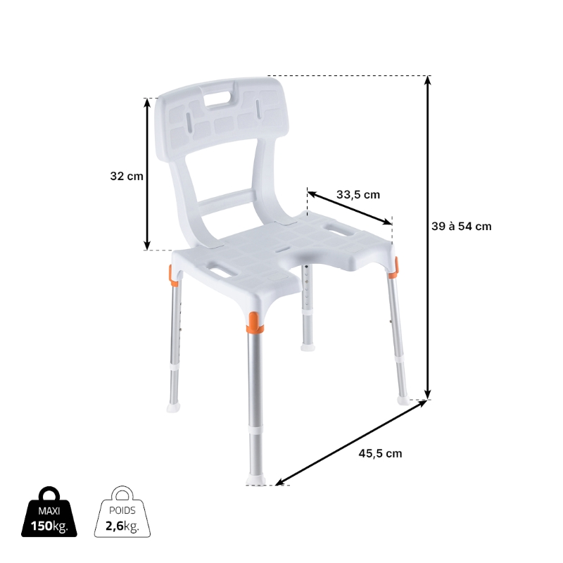 Capri Plus Shower chair