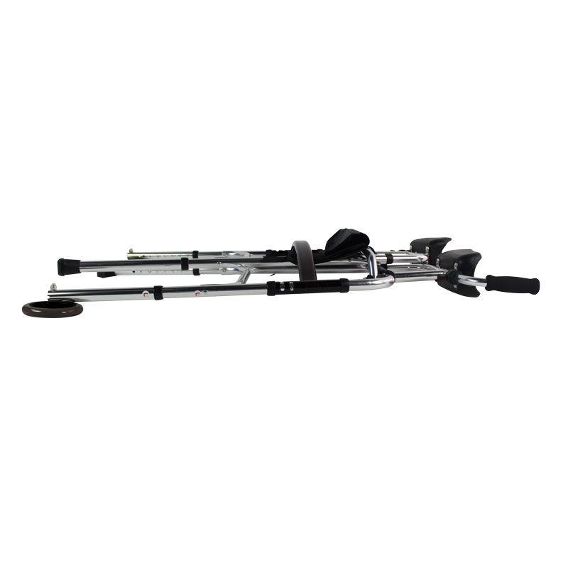 Cadre de marche 2 roues avec appuis brachiaux pliable