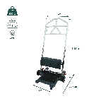 Fiche technique dimensions, poids et charge maximale du guidon de transfert statique RS2 - réf. 8151