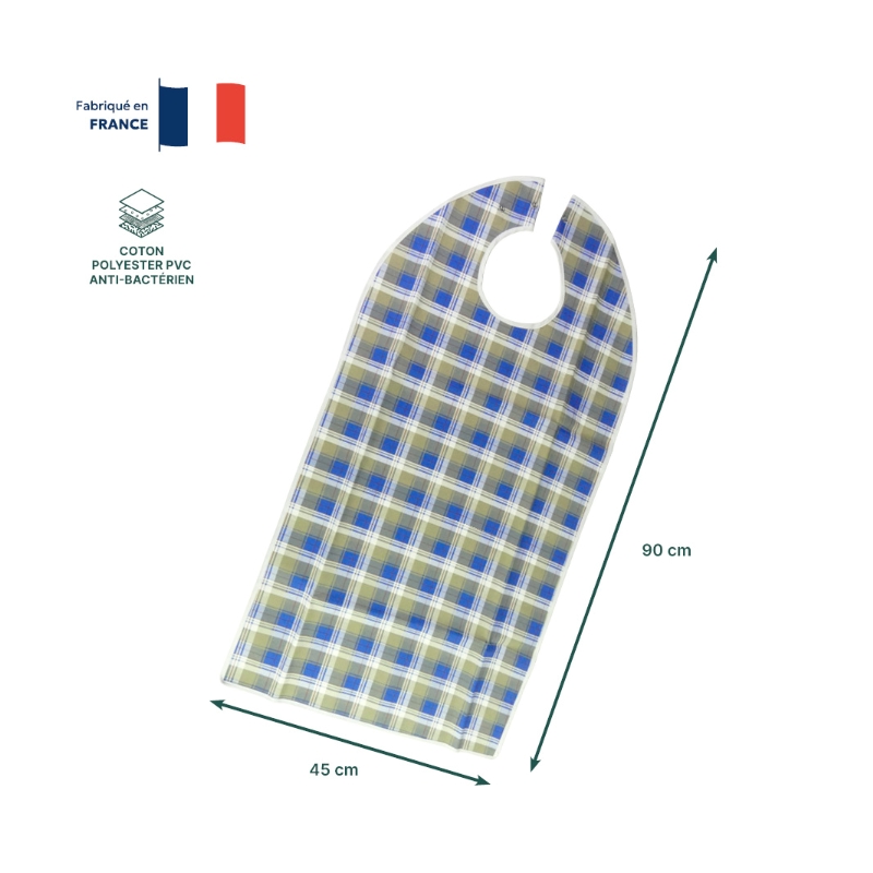 Fiche technique et dimensions de la serviette adulte de luxe - réf. 813047