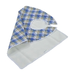 Serviette adulte de luxe, vue de dos avec doublure PVC antibactérienne - réf. 813047
