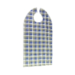 Serviette adulte de luxe à motif écossais avec doublure imperméable - réf. 813047