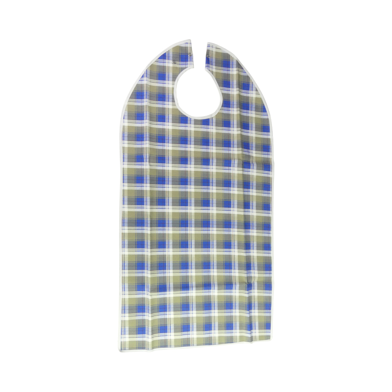 Serviette adulte de luxe à motif écossais avec doublure imperméable - réf. 813047