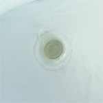 Orifice d'évacuation au fond de la cuvette pour shampooing gonflable - réf. 812025