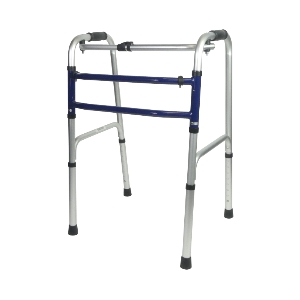 Articulated walking frame