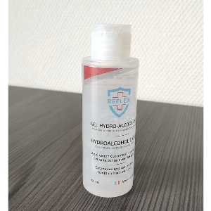Flacon gel hydroalcoolique 100 ml
