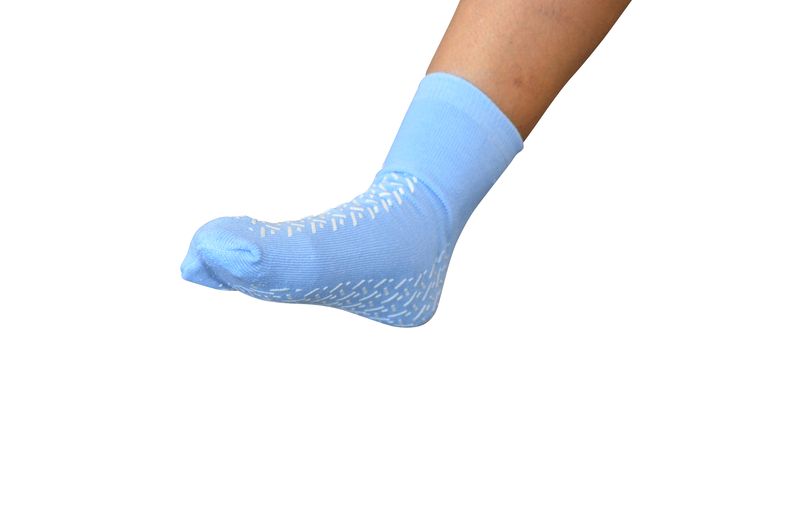 Chaussettes Antidérapantes Homme/femme - 2 Paires - Semelle Silicone Pour Yoga, Pilates, Trampoline, Hôpital - Coton Respirant