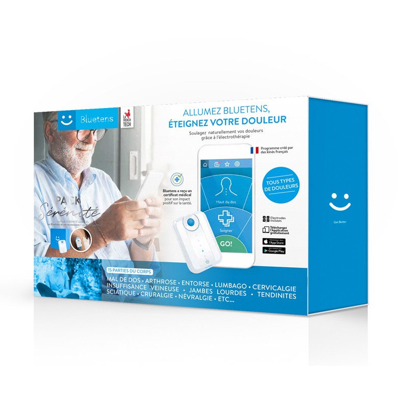 Pack BlueTens Sérénité Sénior emballage