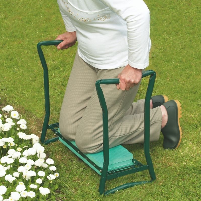 Garden stool and knee protector