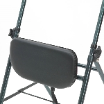Assise mousse confort avec sangle de sécurité du rollator 2 roues classic aluminium - réf. 826186