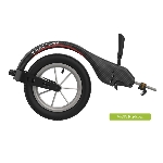 5ème roue en modèle simple bras à fixer sur le repose-pieds de votre fauteuil roulant