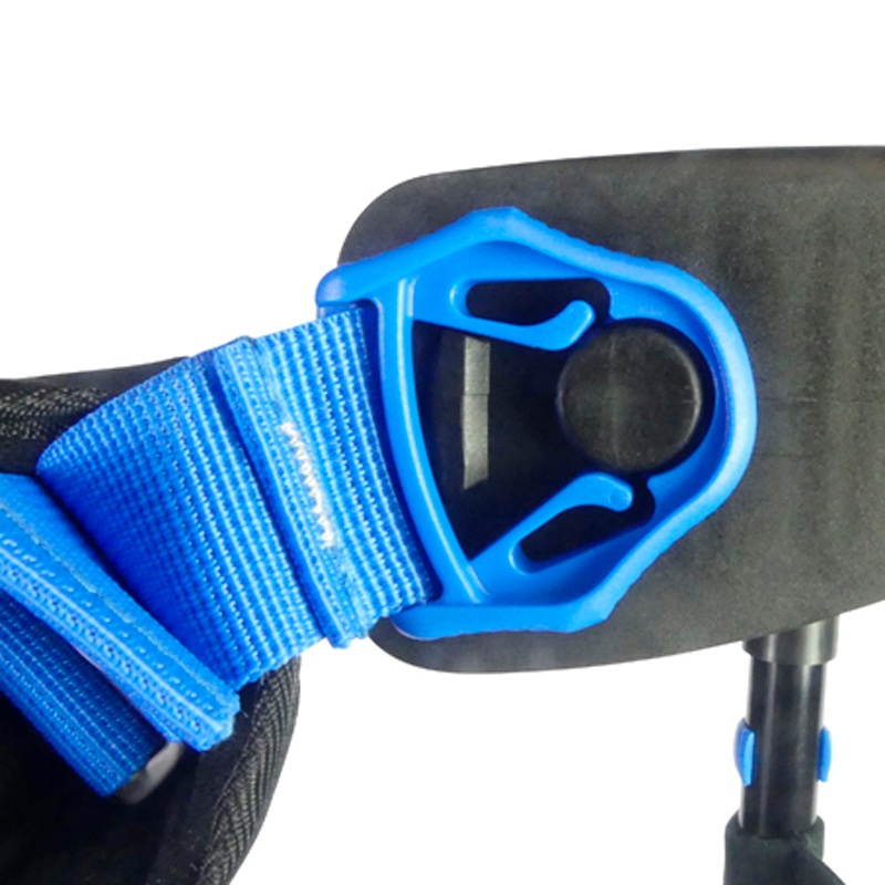 Utilisation de la béquille mains libres I-Walk fixée sur la jambe - réf. 816008