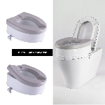 La réhausse de WC de 15 cm sans couvercle pour s'assoir facilement sur les toilettes